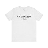 Winter Garden Crew Neck Tee - Casual Comfort, Unisex