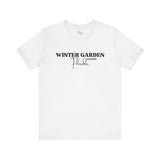 Winter Garden Crew Neck Tee - Casual Comfort, Unisex