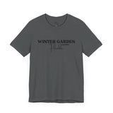 Winter Garden Crew Neck Tee - Casual Comfort, Unisex