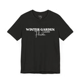 Winter Garden Crew Neck Tee - Casual Comfort, Unisex