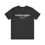Winter Garden Crew Neck Tee - Casual Comfort, Unisex