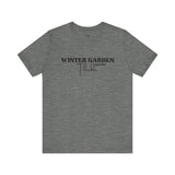Winter Garden Crew Neck Tee - Casual Comfort, Unisex
