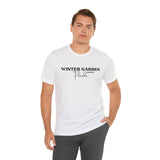 Winter Garden Crew Neck Tee - Casual Comfort, Unisex