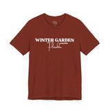 Winter Garden Crew Neck Tee - Casual Comfort, Unisex