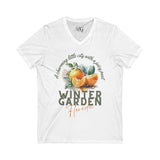 Charming City Juice Past V-Neck Tee - Casual Comfort, Unisex