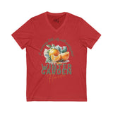 Charming City Juice Past V-Neck Tee - Casual Comfort, Unisex