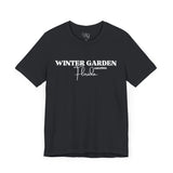 Winter Garden Crew Neck Tee - Casual Comfort, Unisex