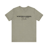 Winter Garden Crew Neck Tee - Casual Comfort, Unisex