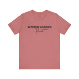 Winter Garden Crew Neck Tee - Casual Comfort, Unisex
