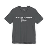 Winter Garden Crew Neck Tee - Casual Comfort, Unisex