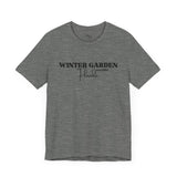 Winter Garden Crew Neck Tee - Casual Comfort, Unisex