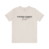 Winter Garden Crew Neck Tee - Casual Comfort, Unisex