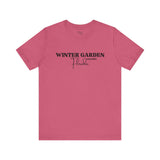 Winter Garden Crew Neck Tee - Casual Comfort, Unisex