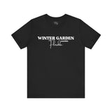 Winter Garden Crew Neck Tee - Casual Comfort, Unisex