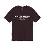 Winter Garden Crew Neck Tee - Casual Comfort, Unisex