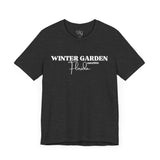 Winter Garden Crew Neck Tee - Casual Comfort, Unisex