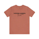 Winter Garden Crew Neck Tee - Casual Comfort, Unisex