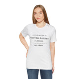 Life Is Better In Winter Garden Crew Neck Tee - Casual Comfort, Unisex