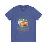 Charming City Juice Past V-Neck Tee - Casual Comfort, Unisex