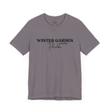 Winter Garden Crew Neck Tee - Casual Comfort, Unisex