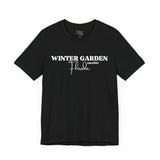 Winter Garden Crew Neck Tee - Casual Comfort, Unisex