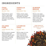 Chai Tea Sampler 15 Loose Leaf