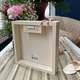 Baptism Prayer Fabric Plaque - Pink