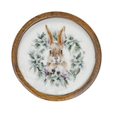 Bunny Hop Wooden Plate - Small