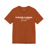 Winter Garden Crew Neck Tee - Casual Comfort, Unisex