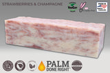 Strawberries and Champagne Soap 1" Bar