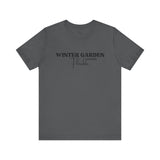 Winter Garden Crew Neck Tee - Casual Comfort, Unisex