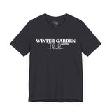 Winter Garden Crew Neck Tee - Casual Comfort, Unisex