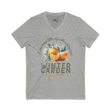 Charming City Juice Past V-Neck Tee - Casual Comfort, Unisex