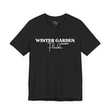 Winter Garden Crew Neck Tee - Casual Comfort, Unisex