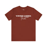 Winter Garden Crew Neck Tee - Casual Comfort, Unisex