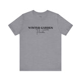 Winter Garden Crew Neck Tee - Casual Comfort, Unisex
