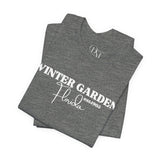 Winter Garden Crew Neck Tee - Casual Comfort, Unisex