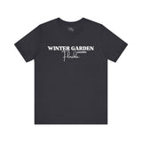 Winter Garden Crew Neck Tee - Casual Comfort, Unisex