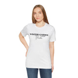 Winter Garden Crew Neck Tee - Casual Comfort, Unisex