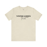 Winter Garden Crew Neck Tee - Casual Comfort, Unisex