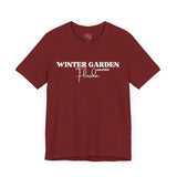 Winter Garden Crew Neck Tee - Casual Comfort, Unisex