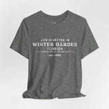Copy of Winter Garden Crew Neck Tee - Casual Comfort, Unisex