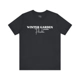 Winter Garden Crew Neck Tee - Casual Comfort, Unisex