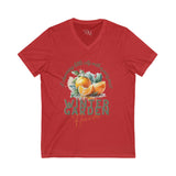 Charming City Juice Past V-Neck Tee - Casual Comfort, Unisex