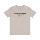 Winter Garden Crew Neck Tee - Casual Comfort, Unisex