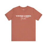 Winter Garden Crew Neck Tee - Casual Comfort, Unisex
