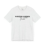 Winter Garden Crew Neck Tee - Casual Comfort, Unisex