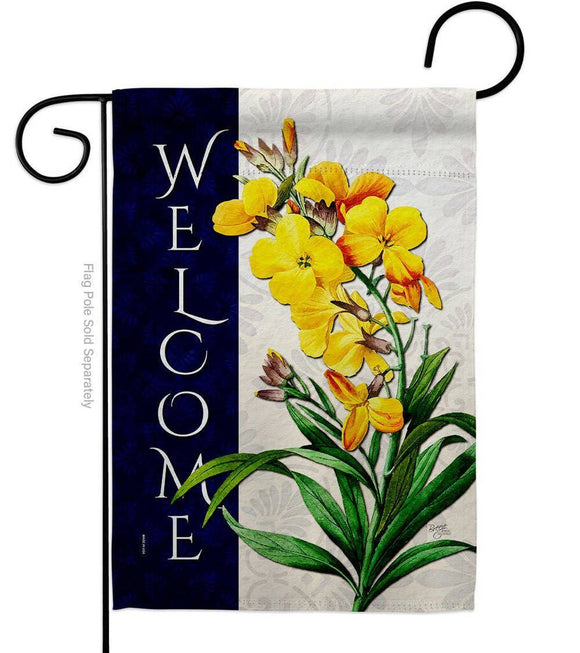Garden Decor Flag - Spring Yellow Flowers