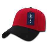 Low Crown Structured Baseball Cap - Decky 206: Charcoal