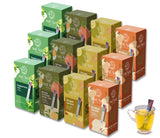 12-Pack Herbal Tea Bundle Mesh Sticks (4 Flavors)